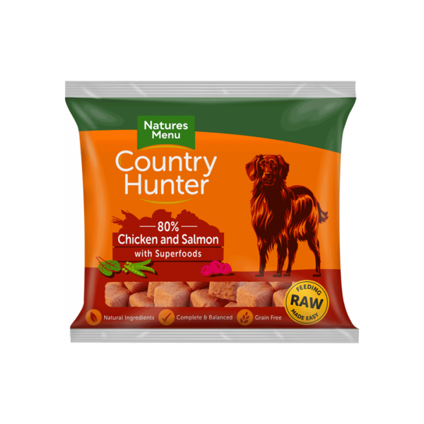 Natures Menu Country Hunter Chicken & Salmon 1kg (Frozen)