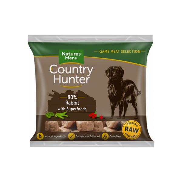 Natures Menu Country Hunter Rabbit 1kg (Frozen)