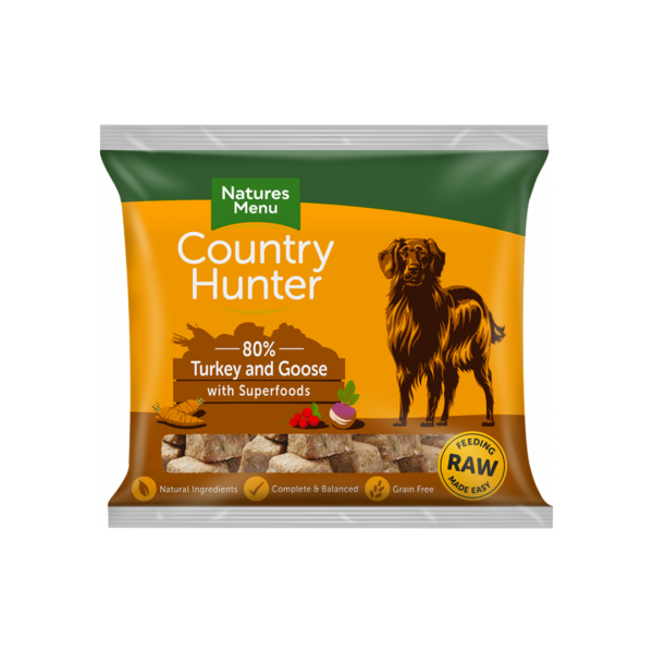 Natures Menu Country Hunter Turkey & Goose 1kg (Frozen)