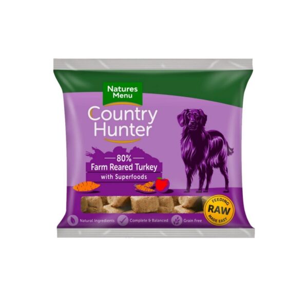 Natures Menu Country Hunter Turkey 1kg (Frozen)