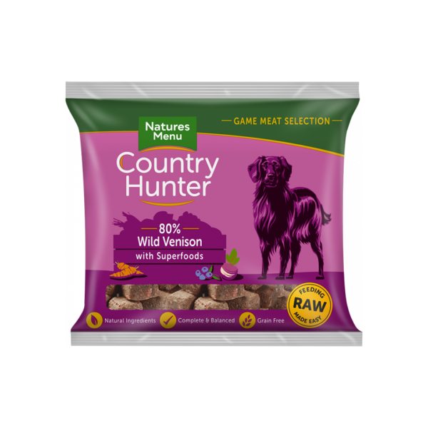 Natures Menu Country Hunter Venison 1kg (Frozen)