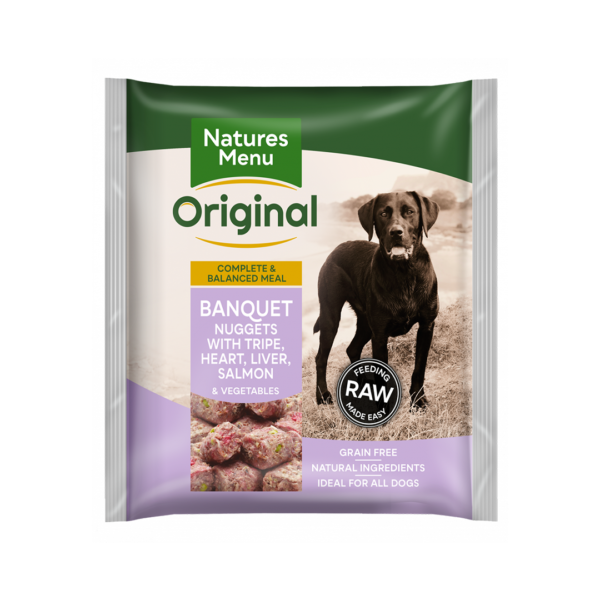 Natures Menu Original Banquet Nuggets 1kg (Frozen)