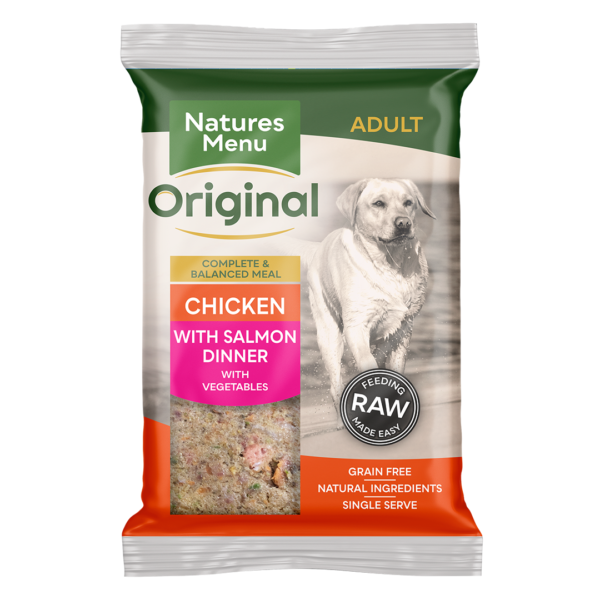 Natures Menu Original Chicken & Salmon Dinner 300g (Frozen)