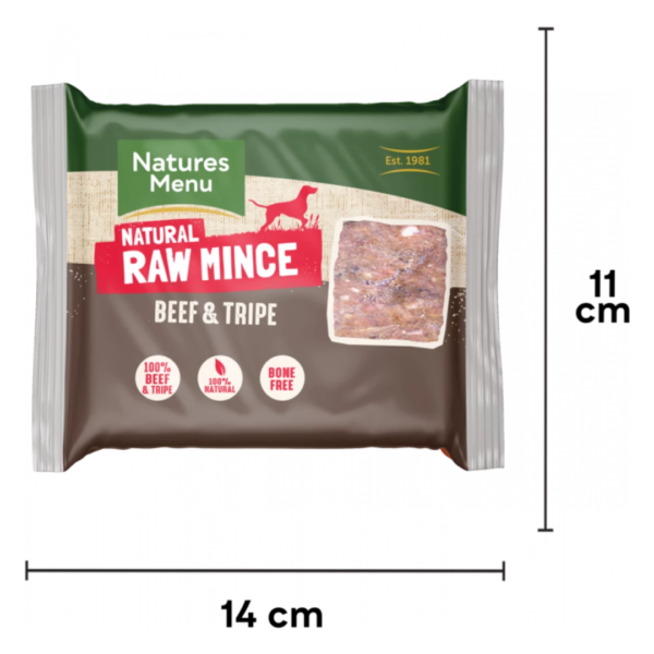 Natures Menu Raw Beef & Tripe 400g (Frozen) - Image 4