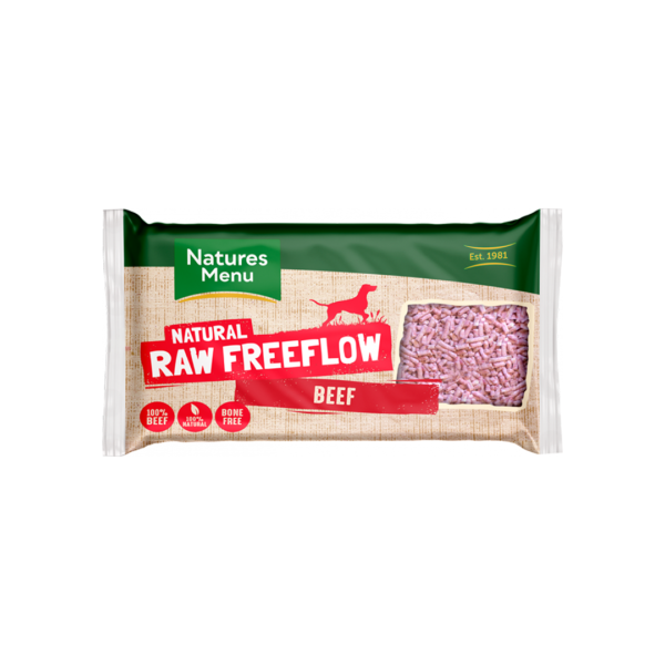 Natures Menu Raw Freeflow Beef 2kg (Frozen)