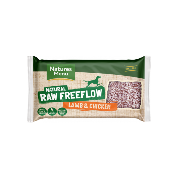 Natures Menu Raw Freeflow Chicken & Lamb 2kg (Frozen)