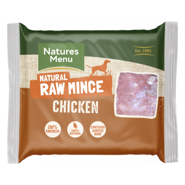 Natures Menu Raw Mince Chicken 400g (Frozen)