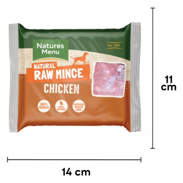 Natures Menu Raw Mince Chicken 400g (Frozen) - Image 4