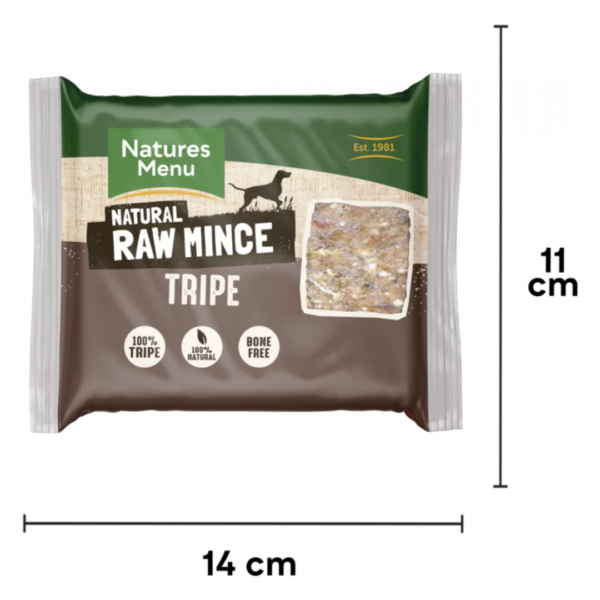 Natures Menu Raw Mince Tripe 400g (Frozen) - Image 4