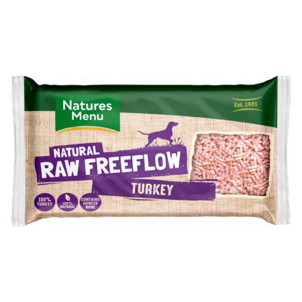 Natures Menu Raw Freeflow Turkey 2kg (Frozen)